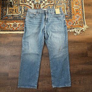 NWT Madewell 32P 90s Straight High Rise Jeans